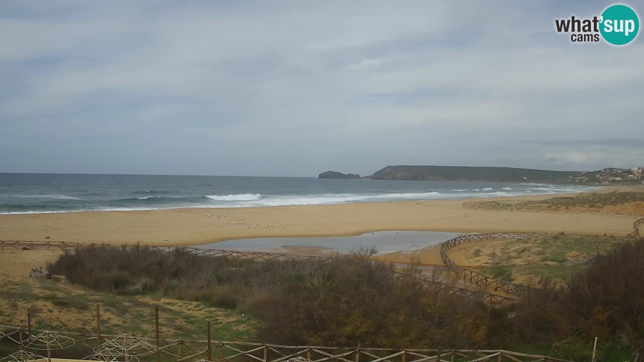 Cámara web Torre dei Corsari – Vista en directo de la playa desde Punta Usai