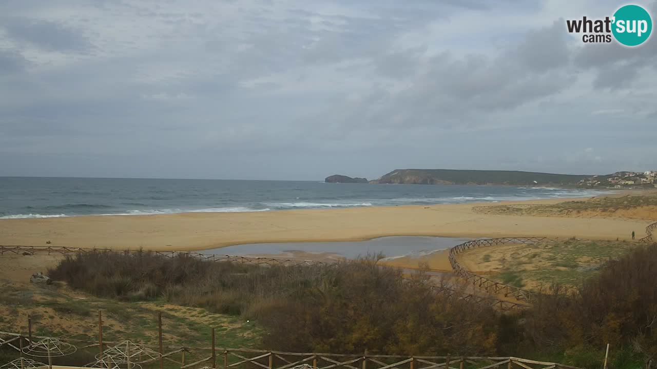 Cámara web Torre dei Corsari – Vista en directo de la playa desde Punta Usai