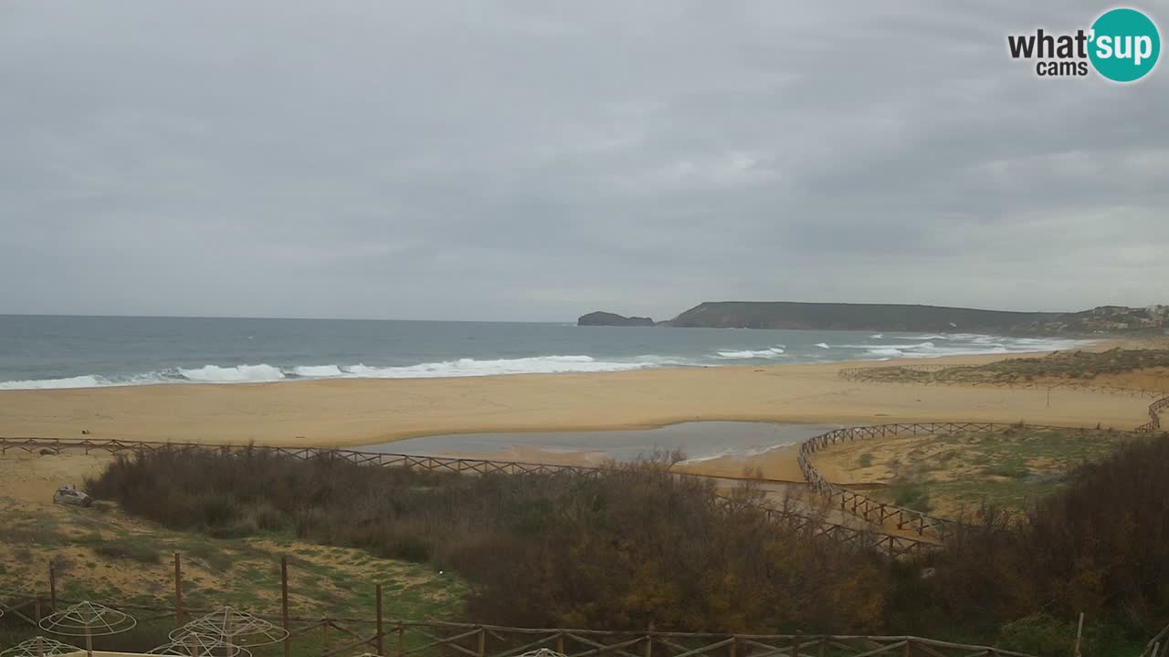 Cámara web Torre dei Corsari – Vista en directo de la playa desde Punta Usai