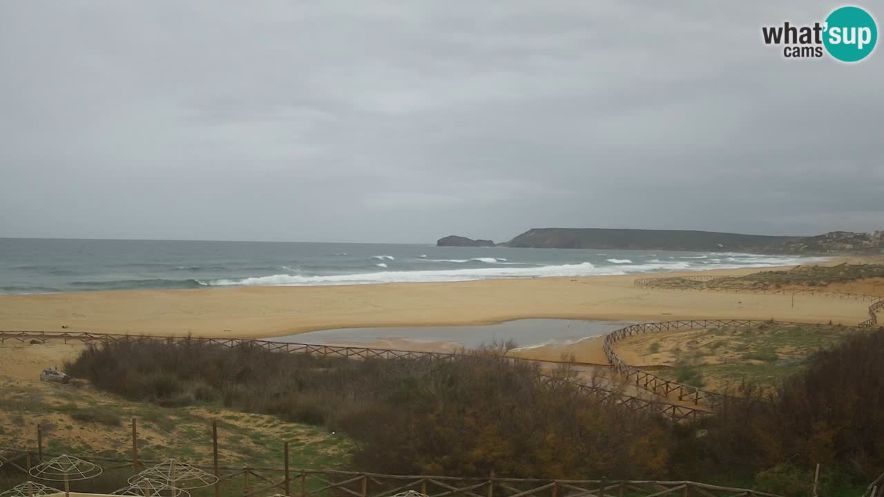Cámara web Torre dei Corsari – Vista en directo de la playa desde Punta Usai