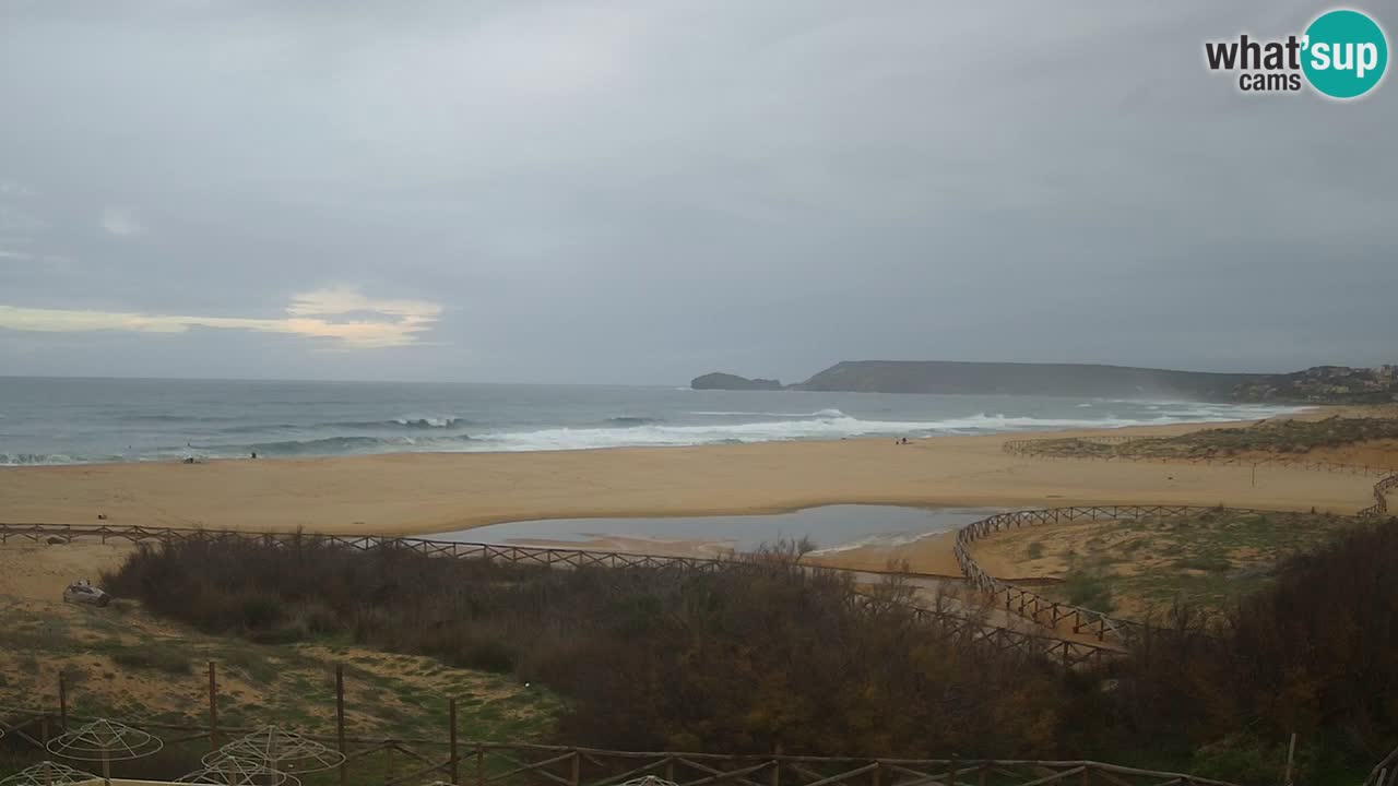 Cámara web Torre dei Corsari – Vista en directo de la playa desde Punta Usai