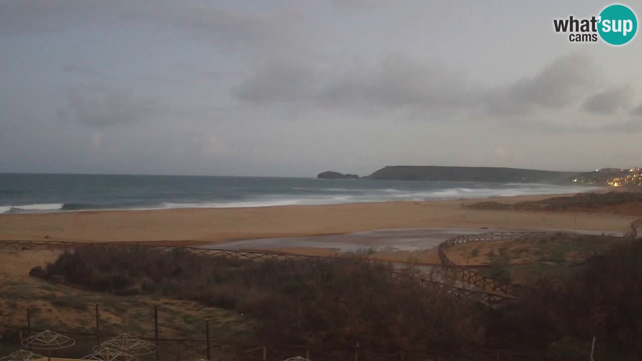 Cámara web Torre dei Corsari – Vista en directo de la playa desde Punta Usai