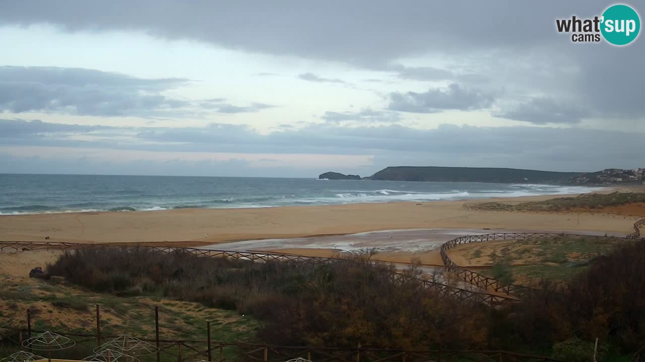 Webcam Torre dei Corsari – Liveblick auf den Strand von Punta Usai