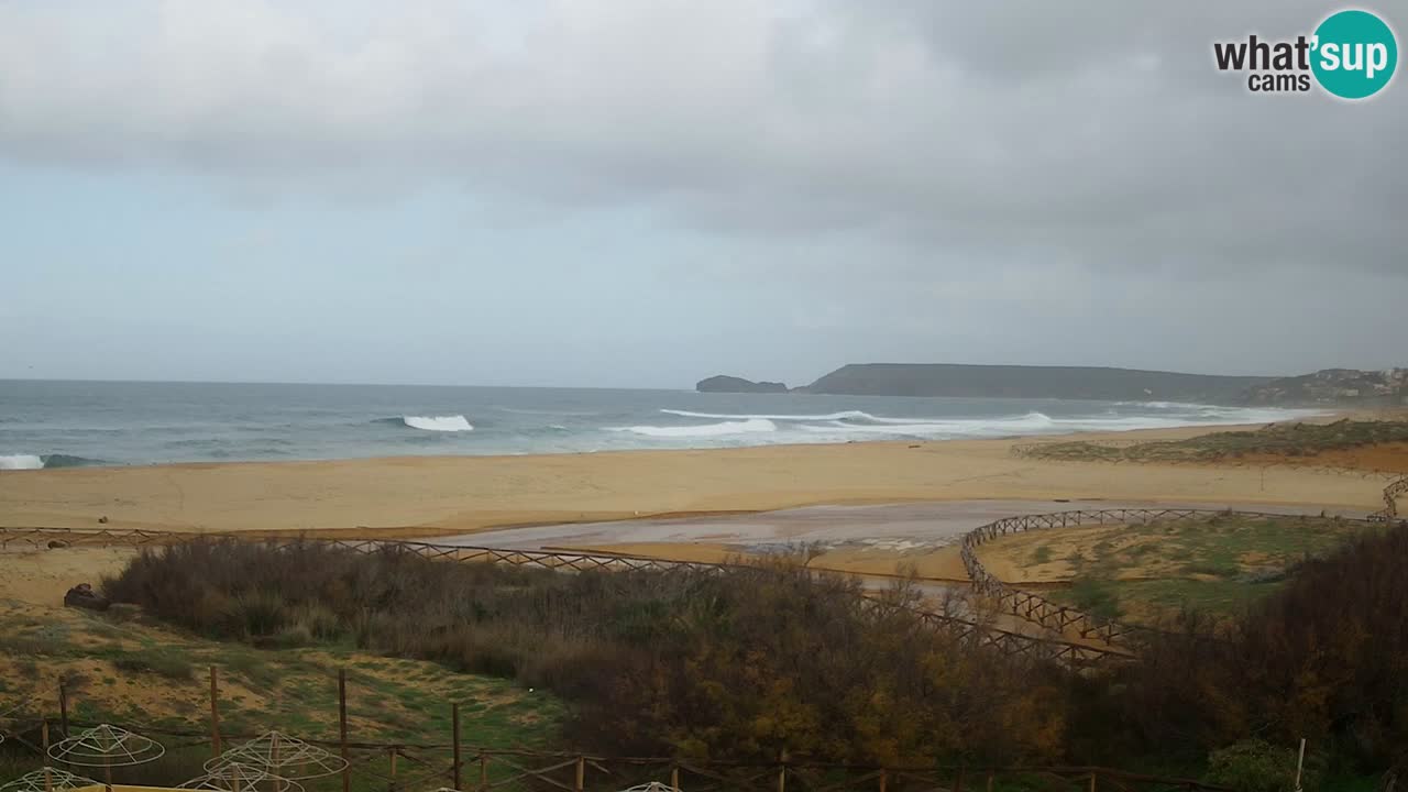 Webcam Torre dei Corsari – Liveblick auf den Strand von Punta Usai