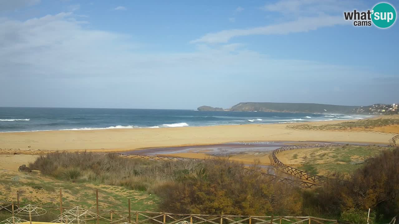 Webcam Torre dei Corsari – Liveblick auf den Strand von Punta Usai