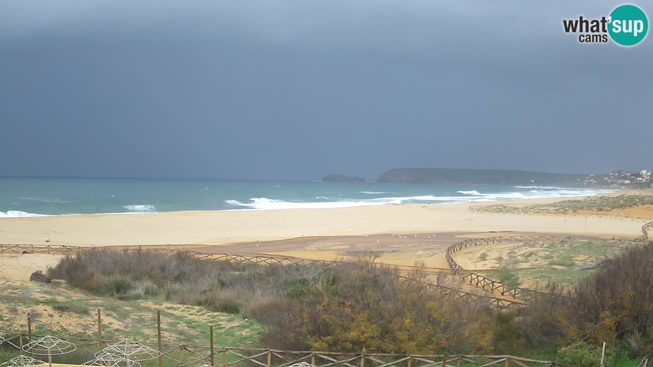 Webcam Torre dei Corsari – Liveblick auf den Strand von Punta Usai