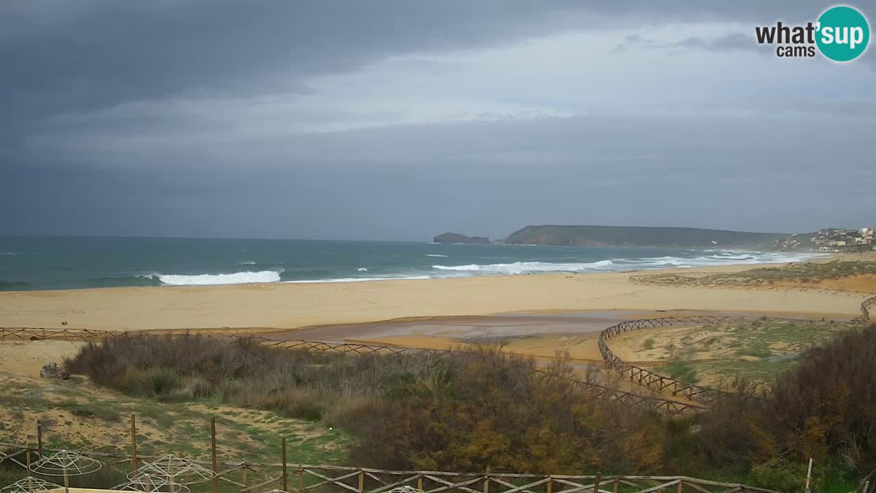 Webcam Torre dei Corsari – Vue en direct sur la plage depuis Punta Usai