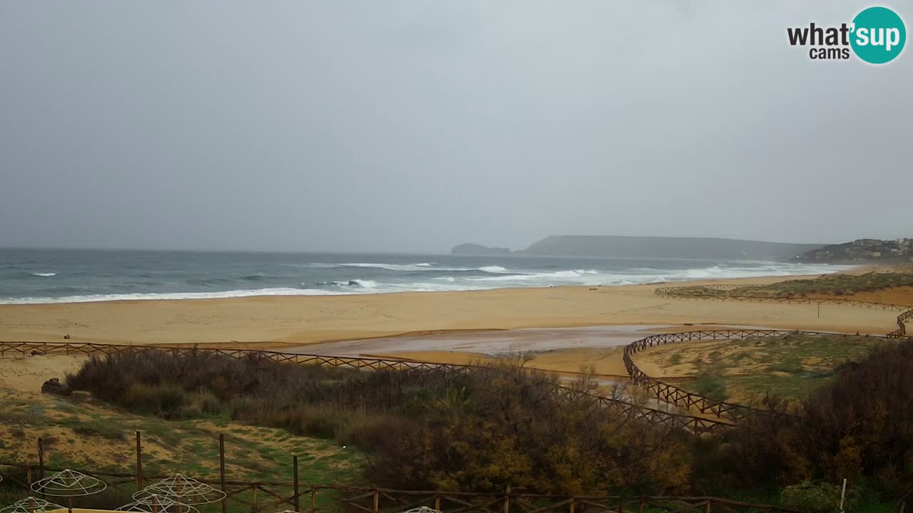 Webcam Torre dei Corsari – Vista live sulla spiaggia da Punta Usai