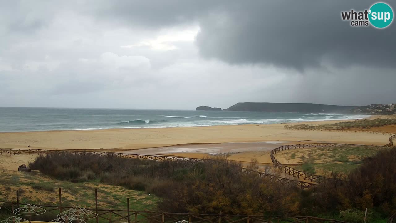 Cámara web Torre dei Corsari – Vista en directo de la playa desde Punta Usai