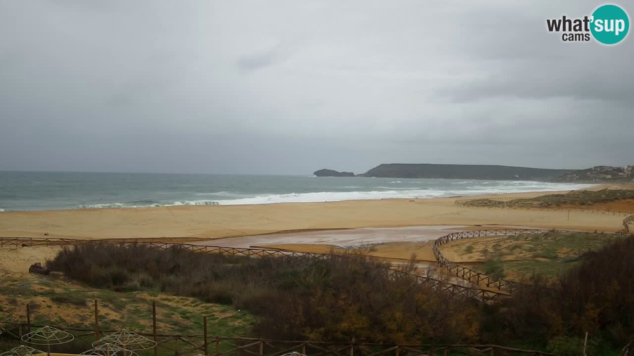 Webcam Torre dei Corsari – Vue en direct sur la plage depuis Punta Usai