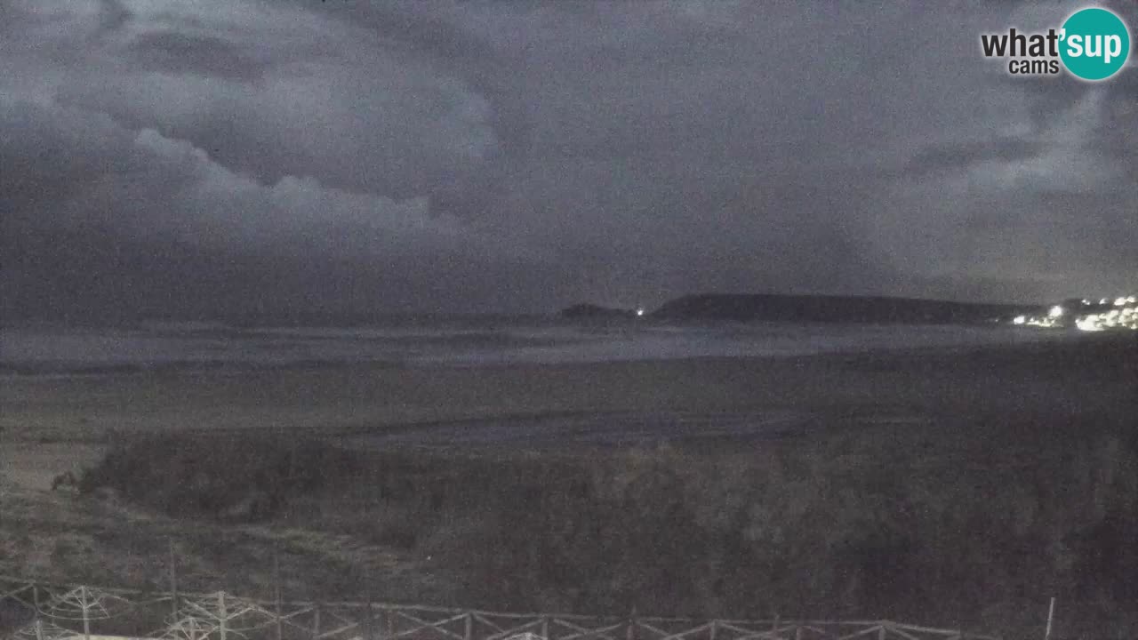 Webcam Torre dei Corsari – Vue en direct sur la plage depuis Punta Usai