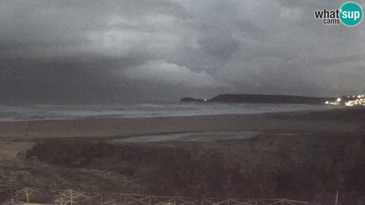 Webcam Torre dei Corsari – Liveblick auf den Strand von Punta Usai