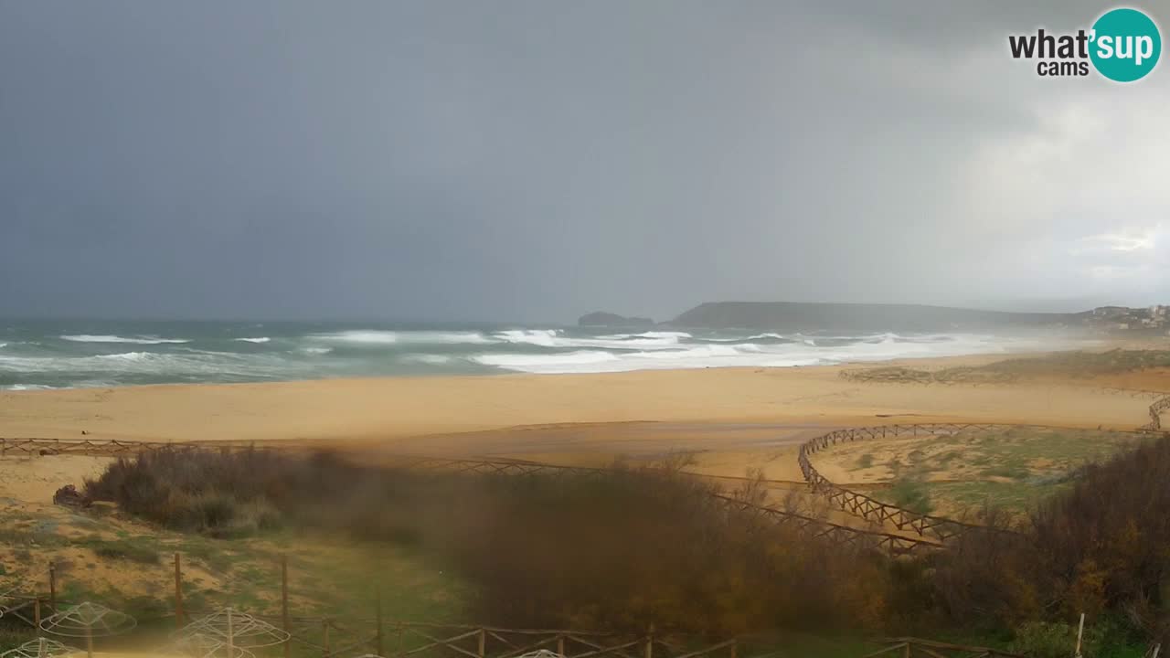 Webcam Torre dei Corsari – Liveblick auf den Strand von Punta Usai