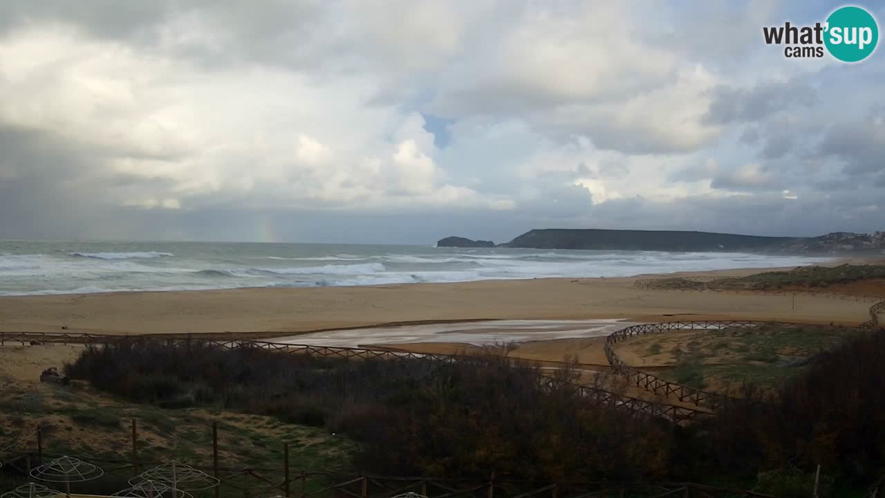 Webcam Torre dei Corsari – Liveblick auf den Strand von Punta Usai
