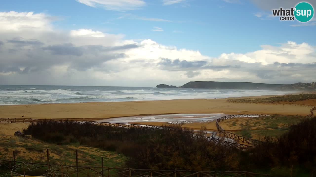Webcam Torre dei Corsari – Liveblick auf den Strand von Punta Usai