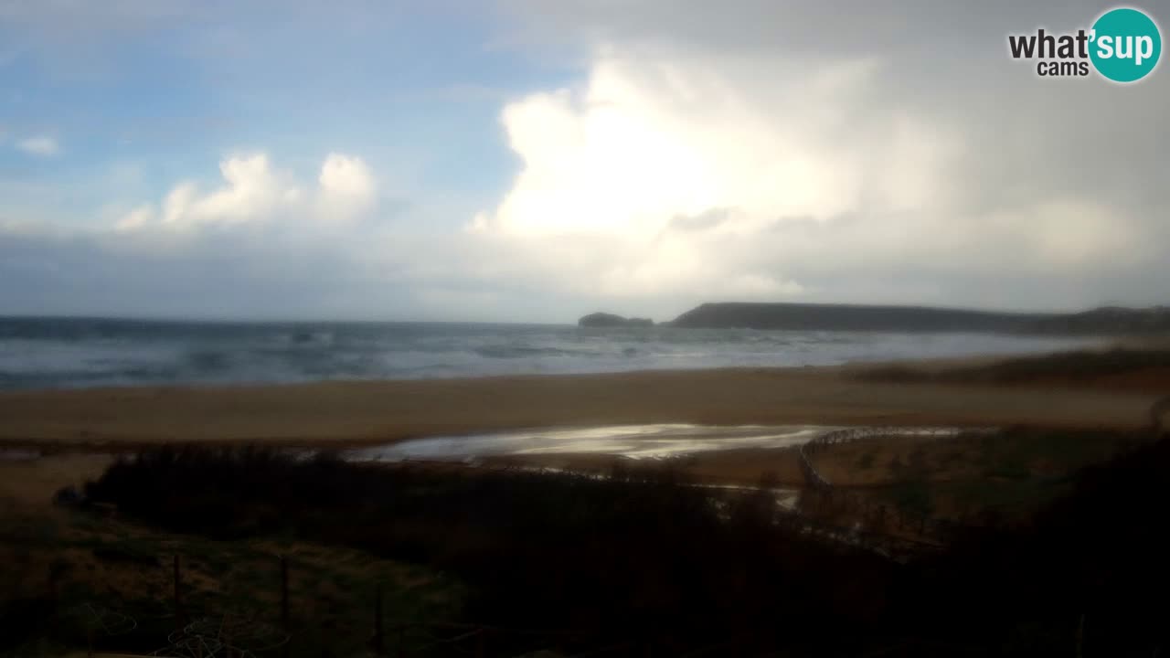 Webcam Torre dei Corsari – Liveblick auf den Strand von Punta Usai