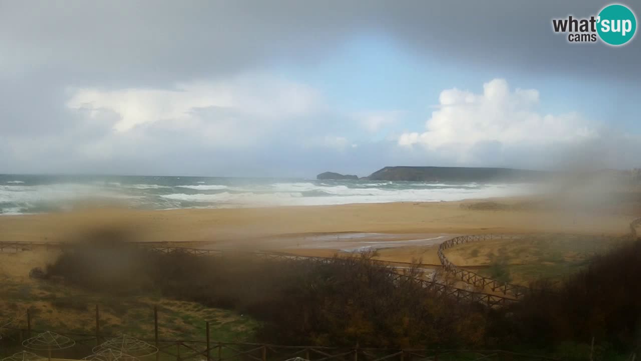 Webcam Torre dei Corsari – Liveblick auf den Strand von Punta Usai