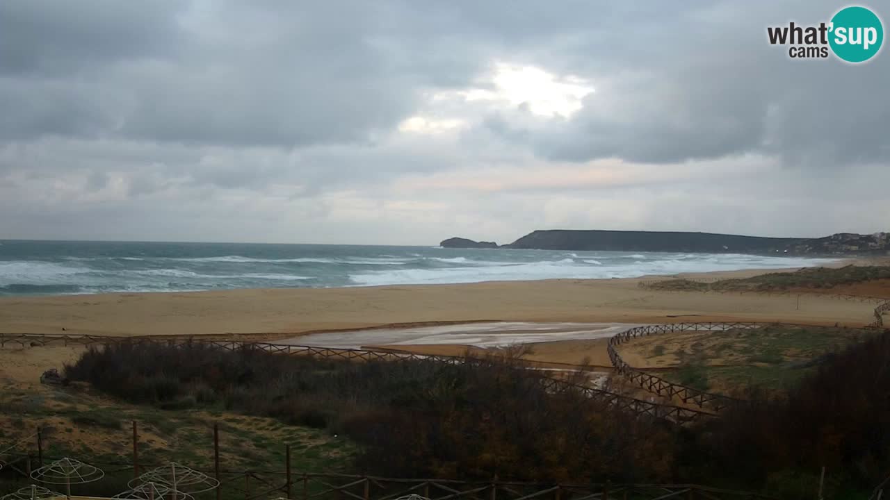 Webcam Torre dei Corsari – Vue en direct sur la plage depuis Punta Usai