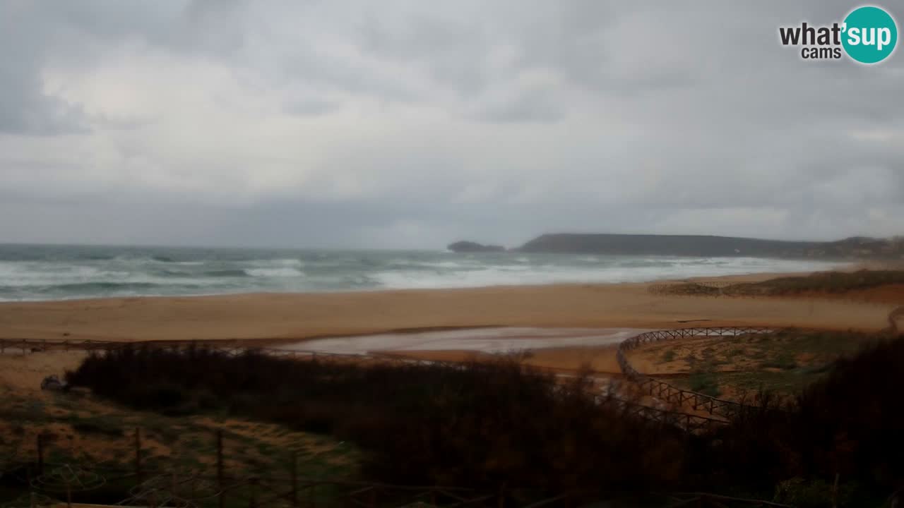 Webcam Torre dei Corsari – Liveblick auf den Strand von Punta Usai
