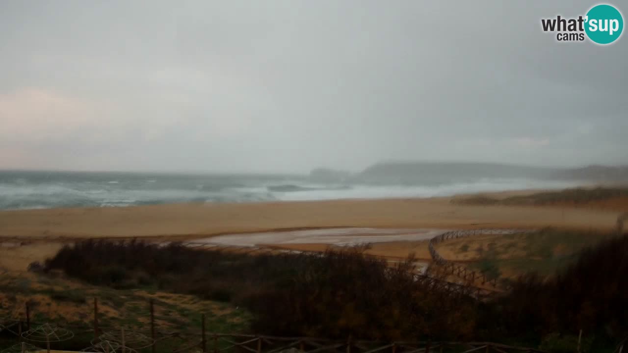 Cámara web Torre dei Corsari – Vista en directo de la playa desde Punta Usai