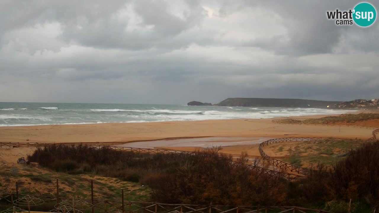 Cámara web Torre dei Corsari – Vista en directo de la playa desde Punta Usai