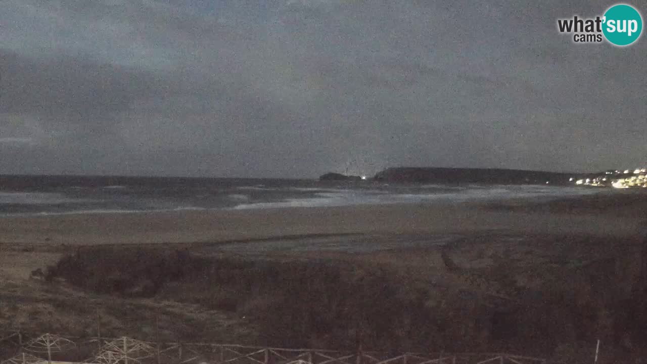 Cámara web Torre dei Corsari – Vista en directo de la playa desde Punta Usai