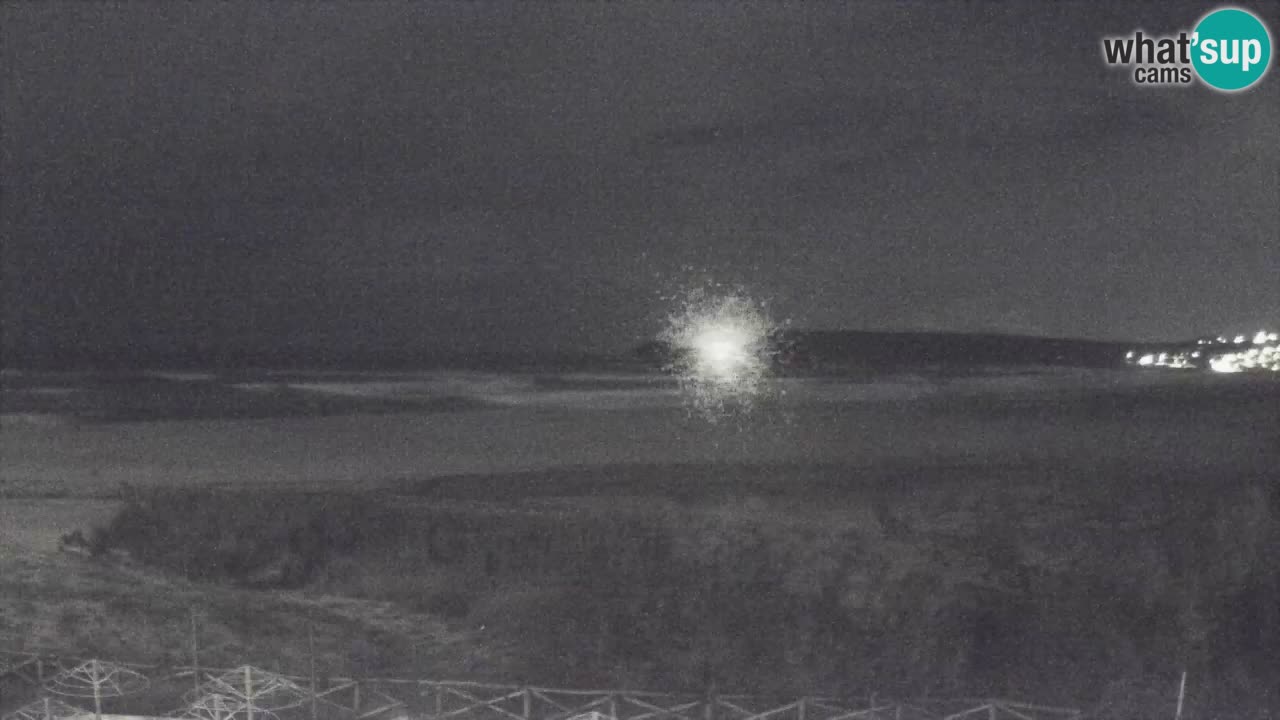 Webcam Torre dei Corsari – Liveblick auf den Strand von Punta Usai