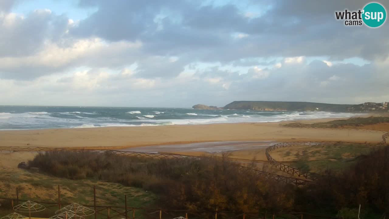 Webcam Torre dei Corsari – Live Beach View from Punta Usai