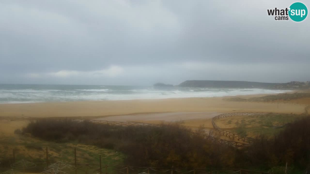 Webcam Torre dei Corsari – Vista live sulla spiaggia da Punta Usai