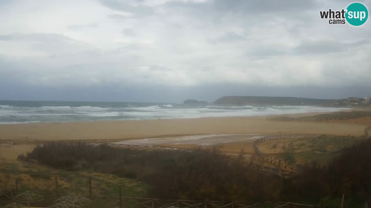 Webcam Torre dei Corsari – Liveblick auf den Strand von Punta Usai