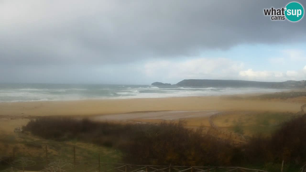Web kamera Torre dei Corsari – Pogled uživo na plažu s Punta Usai