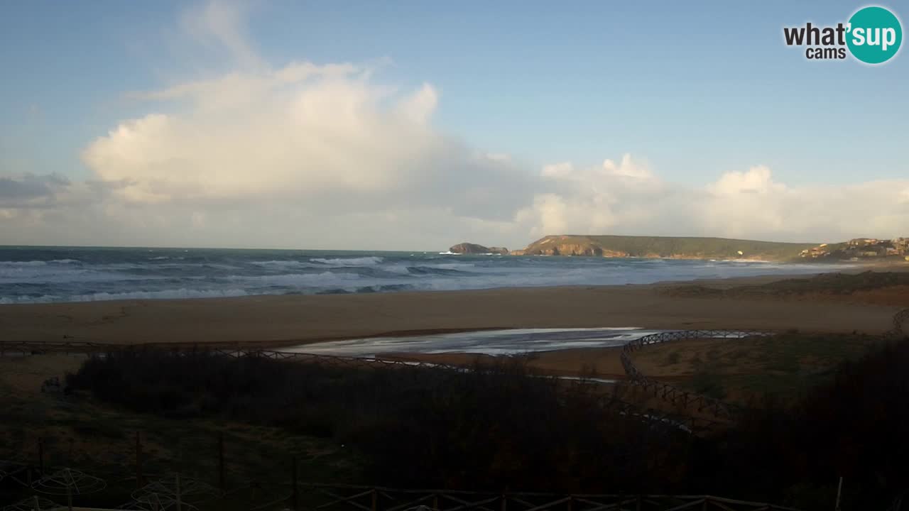 Webcam Torre dei Corsari – Live Beach View from Punta Usai