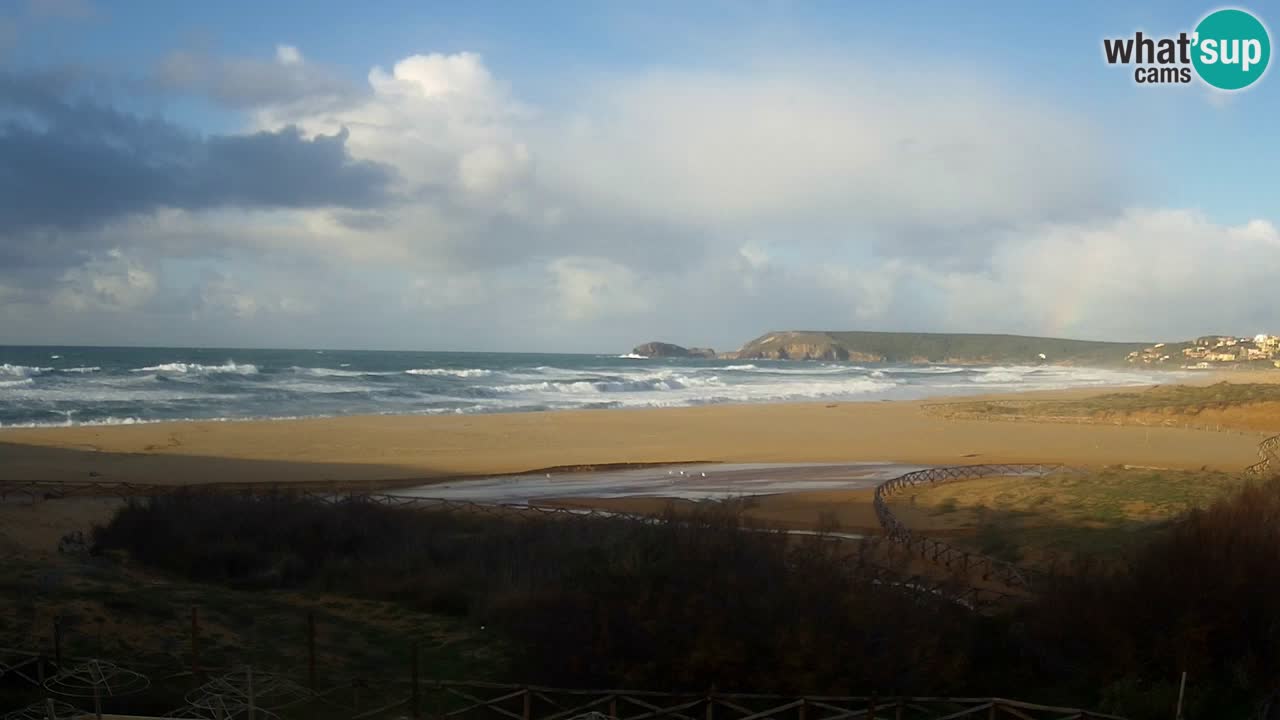 Webcam Torre dei Corsari – Vista live sulla spiaggia da Punta Usai