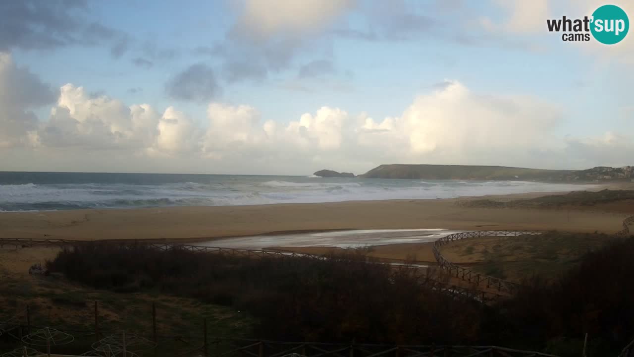 Webcam Torre dei Corsari – Vista live sulla spiaggia da Punta Usai