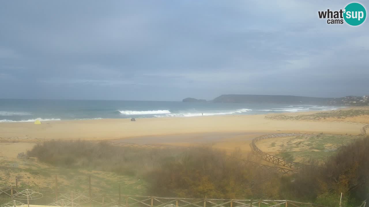 Spletna kamera Torre dei Corsari – Pogled v živo na plažo s Punta Usai