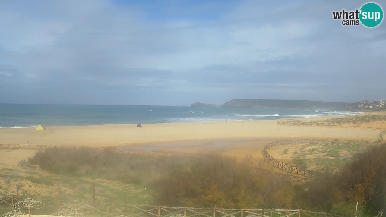 Webcam Torre dei Corsari – Liveblick auf den Strand von Punta Usai