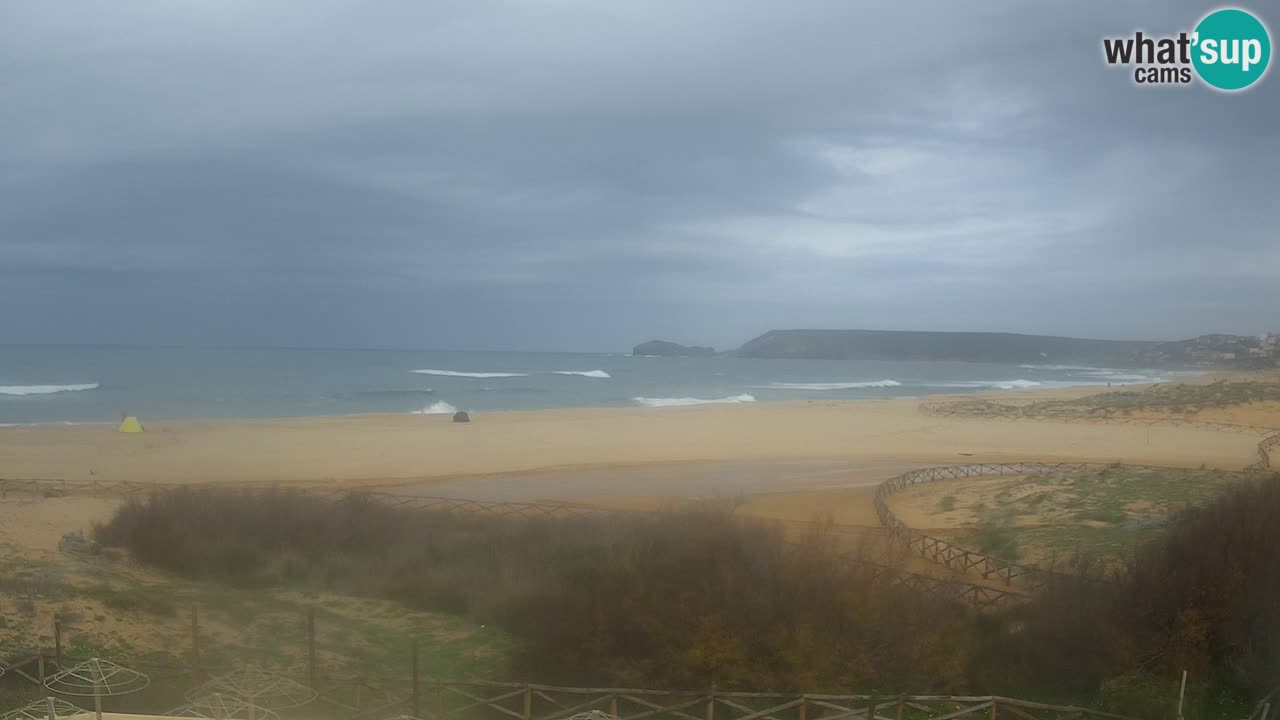 Webcam Torre dei Corsari – Vista live sulla spiaggia da Punta Usai