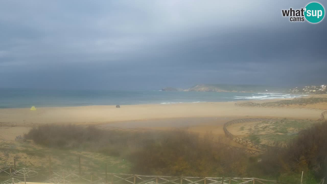 Cámara web Torre dei Corsari – Vista en directo de la playa desde Punta Usai