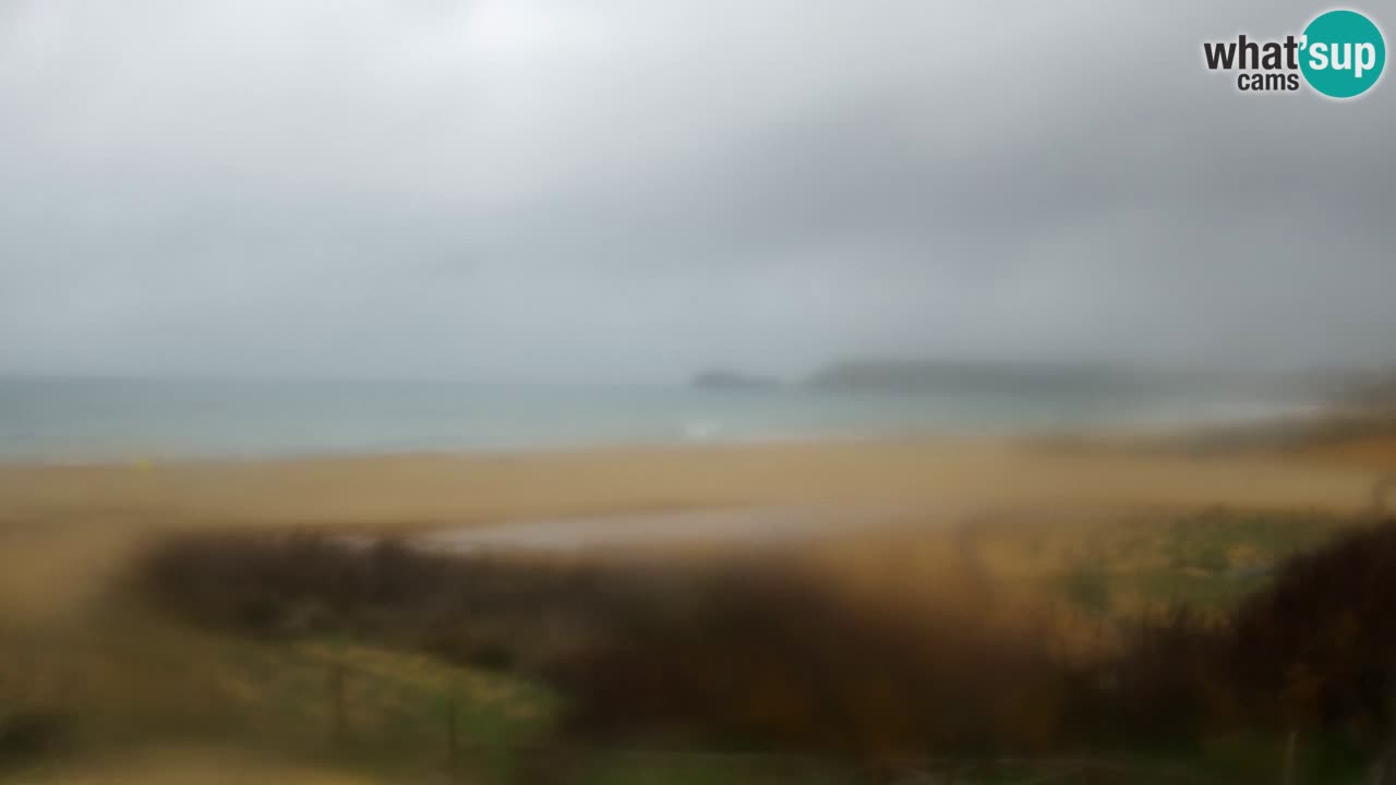 Cámara web Torre dei Corsari – Vista en directo de la playa desde Punta Usai