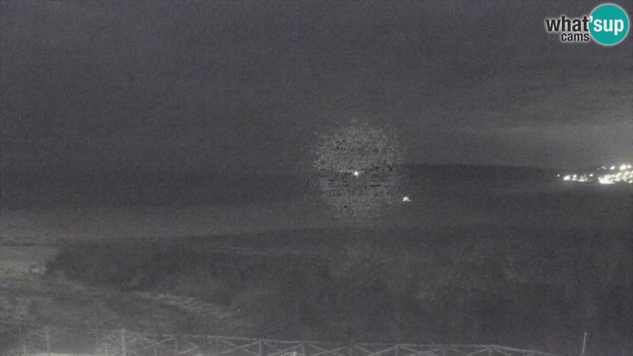 Cámara web Torre dei Corsari – Vista en directo de la playa desde Punta Usai