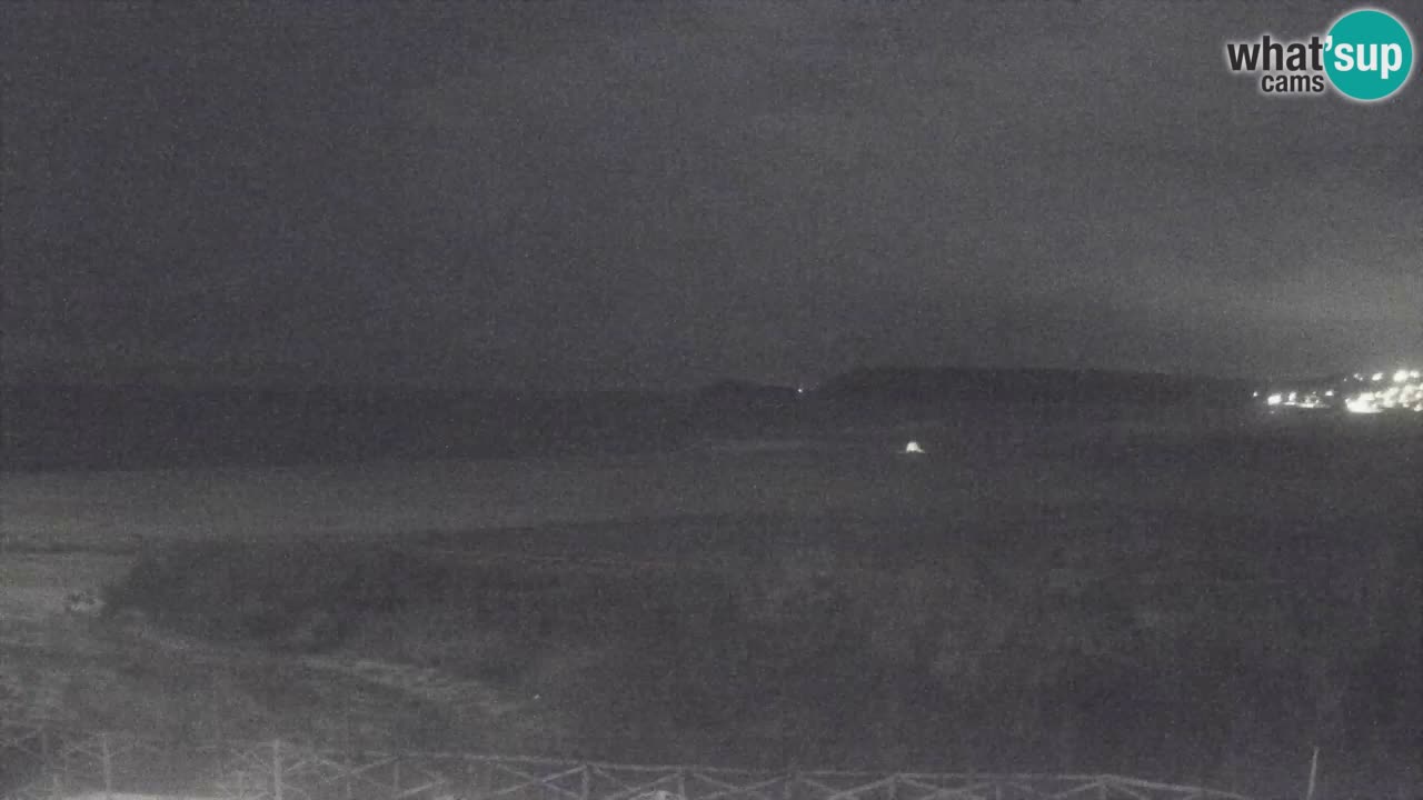 Cámara web Torre dei Corsari – Vista en directo de la playa desde Punta Usai