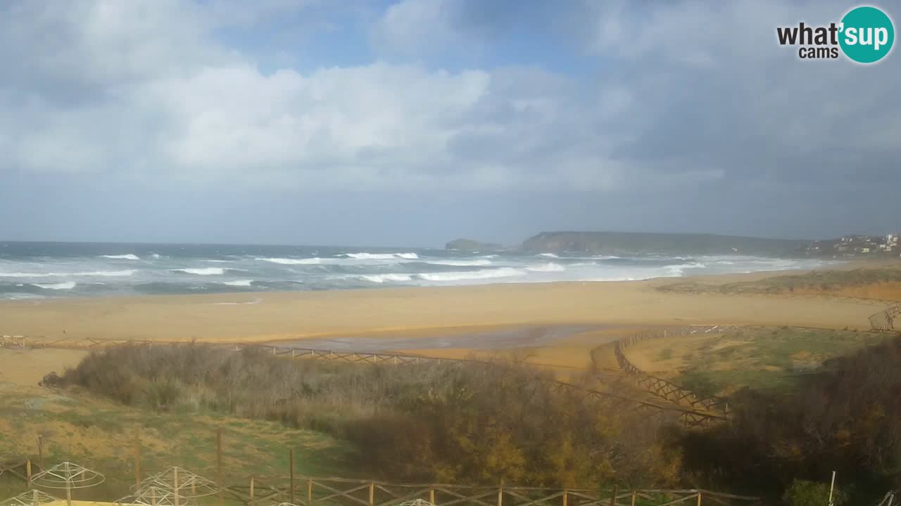 Webcam Torre dei Corsari – Live Beach View from Punta Usai