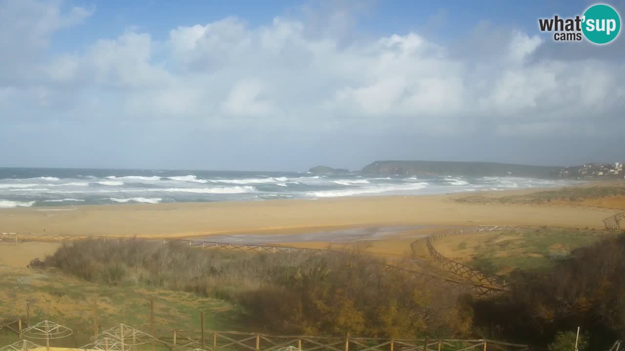Webcam Torre dei Corsari – Liveblick auf den Strand von Punta Usai