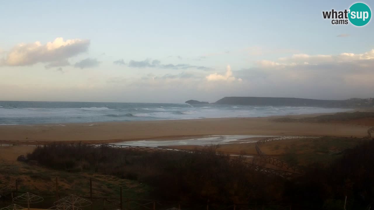 Webcam Torre dei Corsari – Live Beach View from Punta Usai