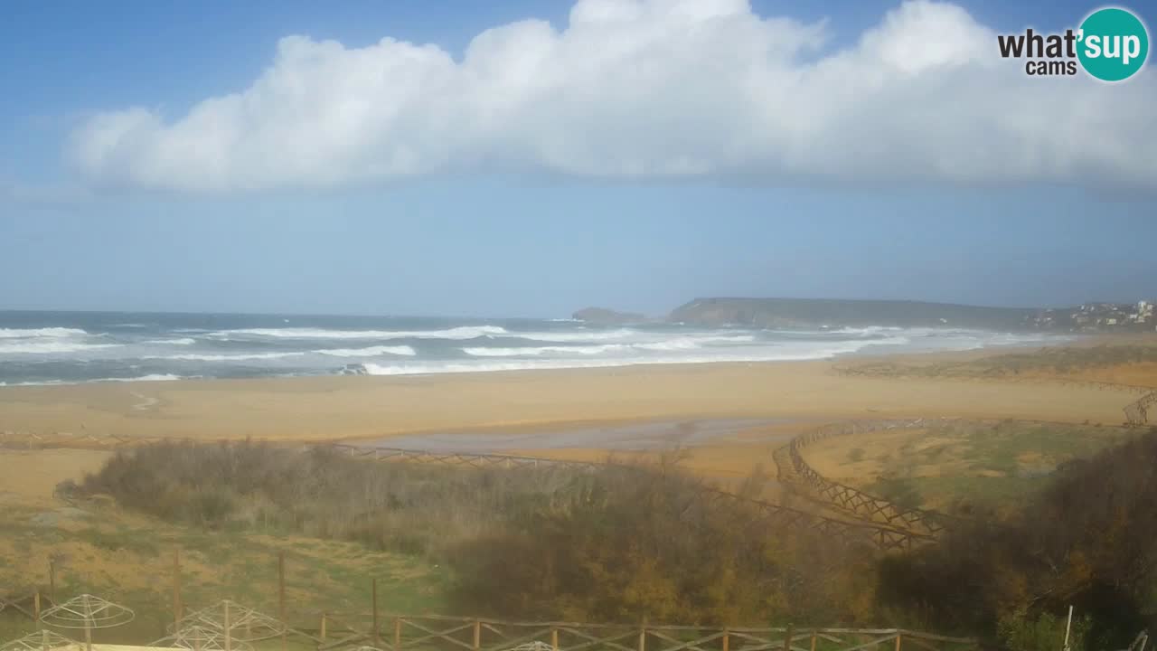 Webcam Torre dei Corsari – Live Beach View from Punta Usai