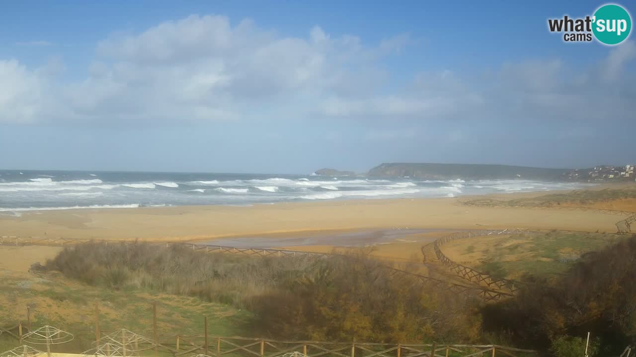 Webcam Torre dei Corsari – Live Beach View from Punta Usai