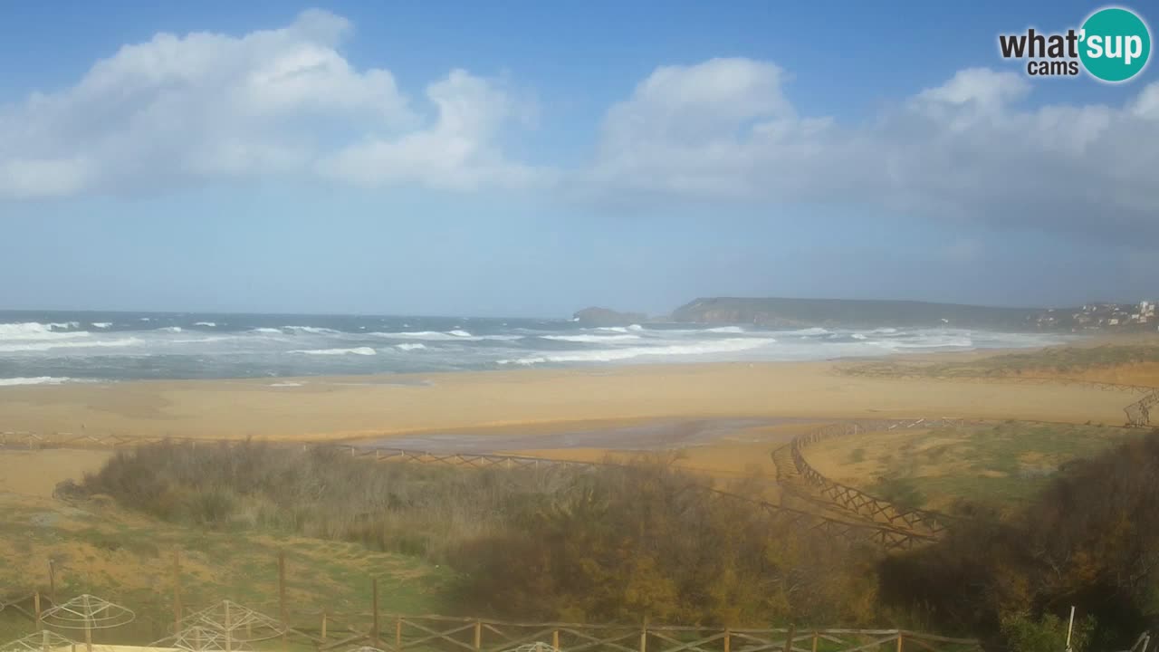 Webcam Torre dei Corsari – Live Beach View from Punta Usai