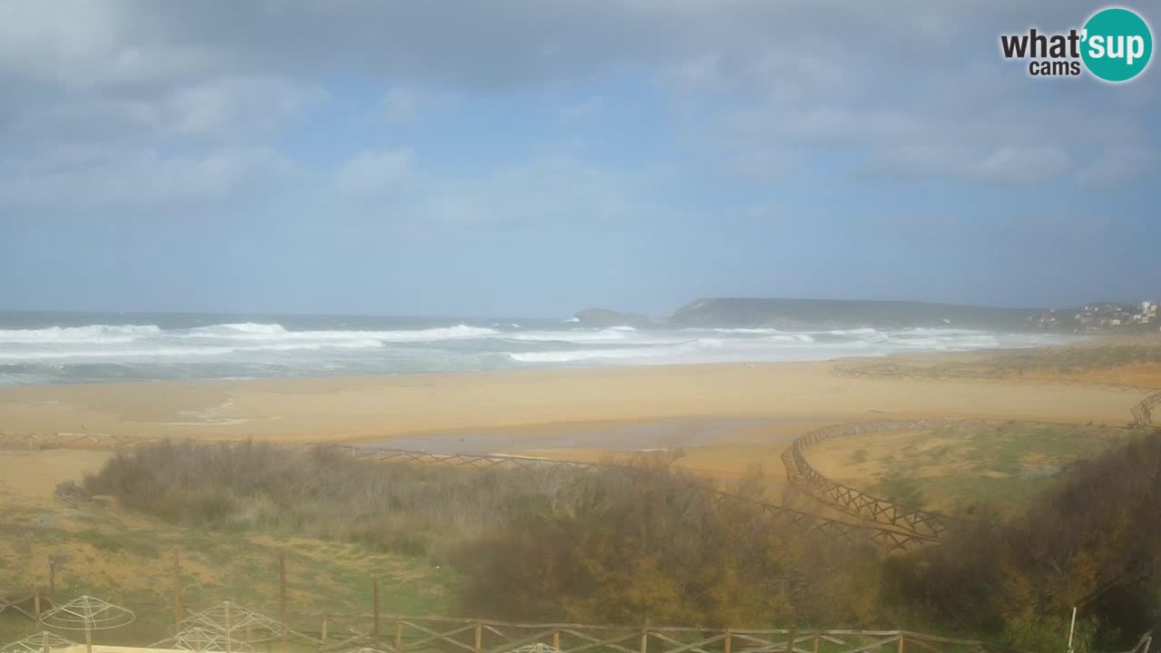 Webcam Torre dei Corsari – Live Beach View from Punta Usai