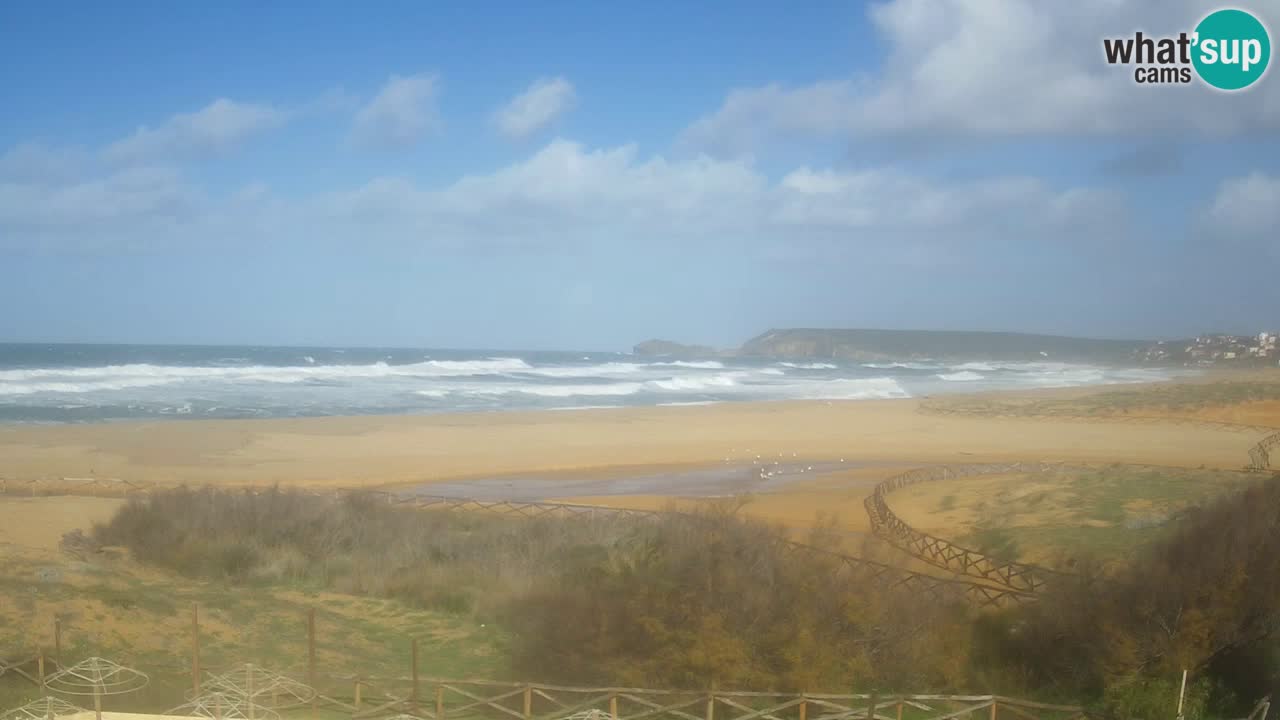 Webcam Torre dei Corsari – Vista live sulla spiaggia da Punta Usai