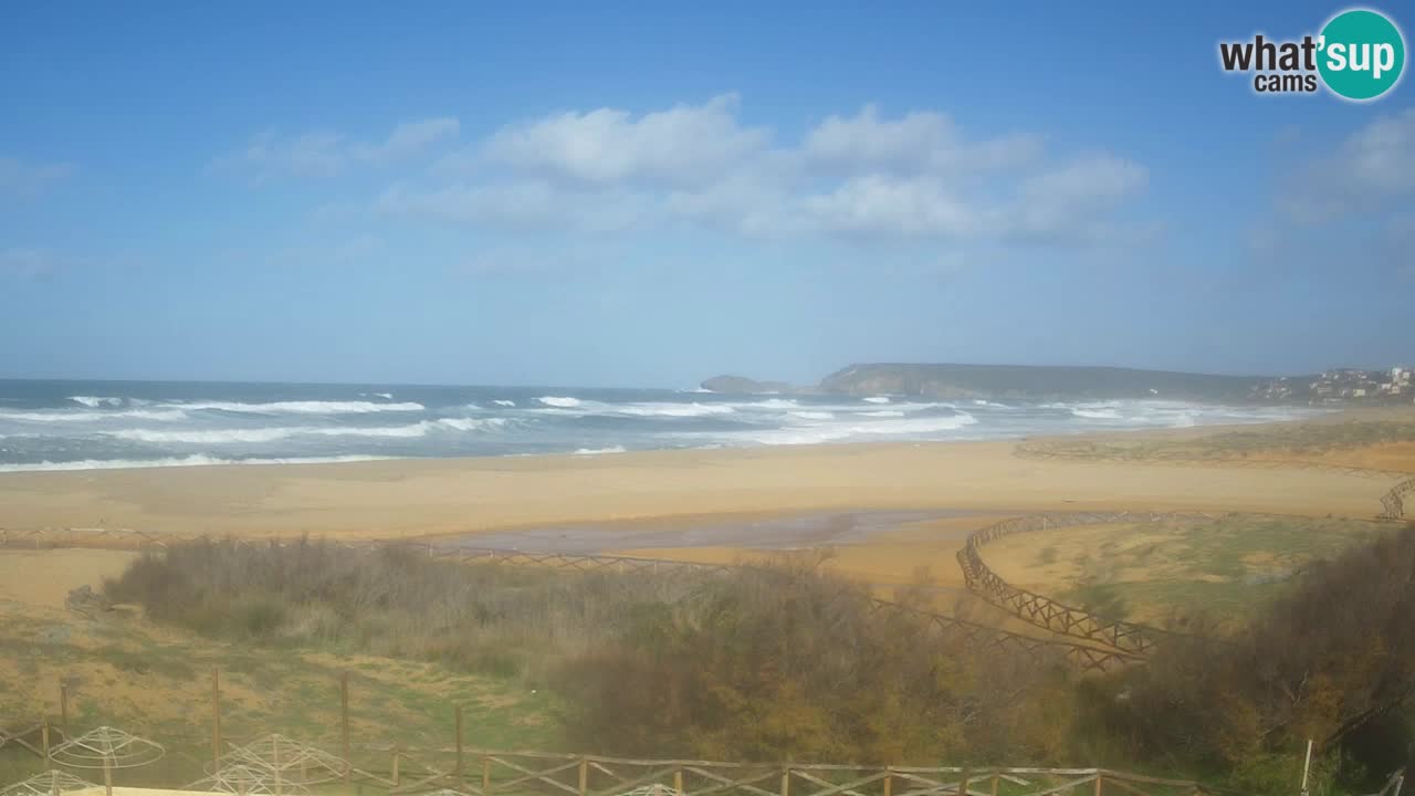 Webcam Torre dei Corsari – Live Beach View from Punta Usai